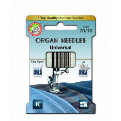 Machine Needles ORGAN UNIVERSAL (Standard) 130/705H - 70 - 5pcs/paper box