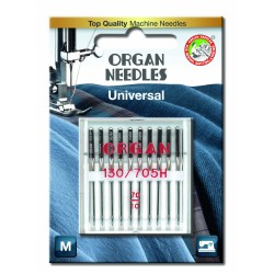 Machine Needles ORGAN UNIVERSAL 130/705 H - 70 - 10pcs/plastic box/card