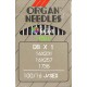 Industrial Machine Needles ORGAN DBx1 SES - 100/16 - 10pcs/card