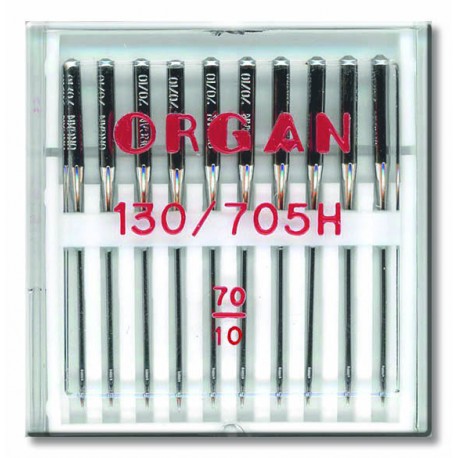 Machine Needles ORGAN UNIVERSAL 130/705 H - 70 - 10pcs/plastic box