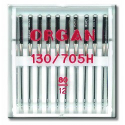 Machine Needles ORGAN UNIVERSAL 130/705 H - 80 - 10pcs/plastic box