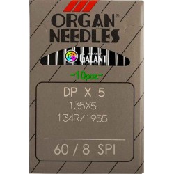 Industrial Machine Needles ORGAN DPx5 SPI - 60/8 - 10pcs/card