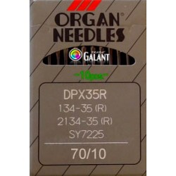 Industrial Machine Needles ORGAN DPx35R - 70/10 - 10pcs/card
