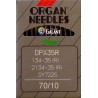 Jehly strojové průmyslové ORGAN DPx35R - 70/10 - 10ks/karta
