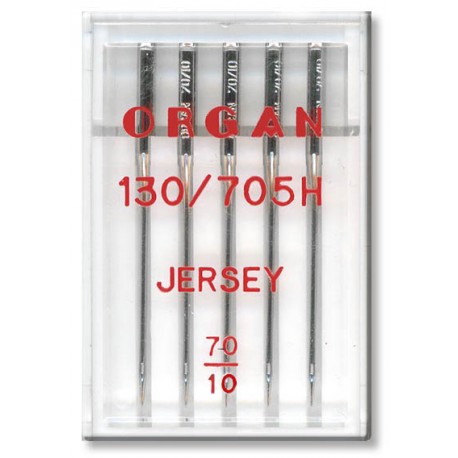 Machine Needles ORGAN JERSEY 130/705H - 70 - 5pcs/plastic box