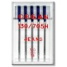 Strojové jehly ORGAN JEANS 130/705H - 110 - 5ks/plastová krabička