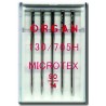 Strojové jehly ORGAN MICROTEX 130/705H - 90 - 5ks/plastová krabička