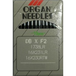 Industrial Machine Needles ORGAN DBxF2 (1738LR) - 65/9 - 10pcs/card
