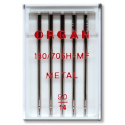 Machine Needles ORGAN METAL 130/705H - 90 - 5pcs/plastic box